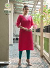 Zulfi  Vol 1 By Passion Tree Vetican Plain Embroidery Kurtis Suppliers In India